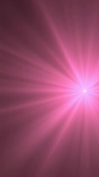 Pink Radiant Lens Flare Background Vertical Generative AI