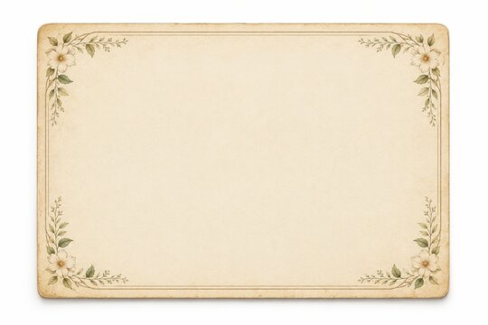 Antique Recipe Card