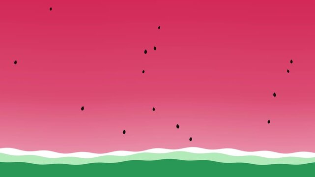 Abstract watermelon with colorfull and fresh background, Seamless watermelon background 