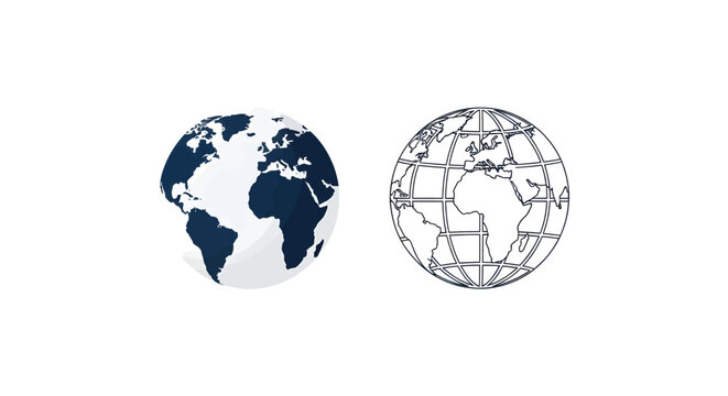 Globe Earth Planet World Map.