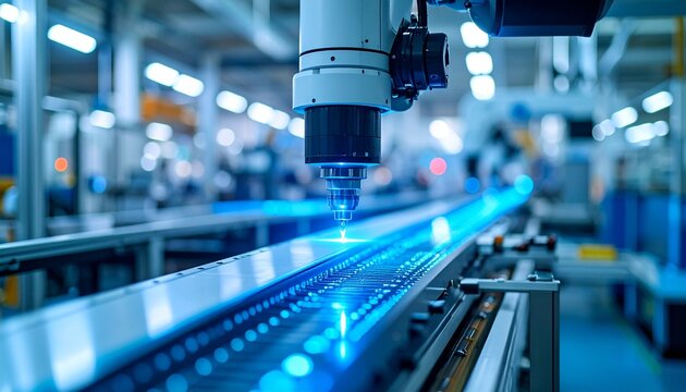 AI画像認識とレーザー技術を活用したスマート工場の精密製造・品質検査