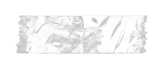 Fototapeta premium PNG Crumpled transparent plastic wrap on black background.