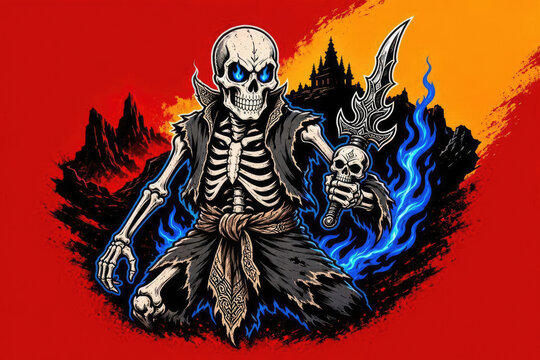 Mythical Pencak Silat Warrior Vector T-Shirt Design