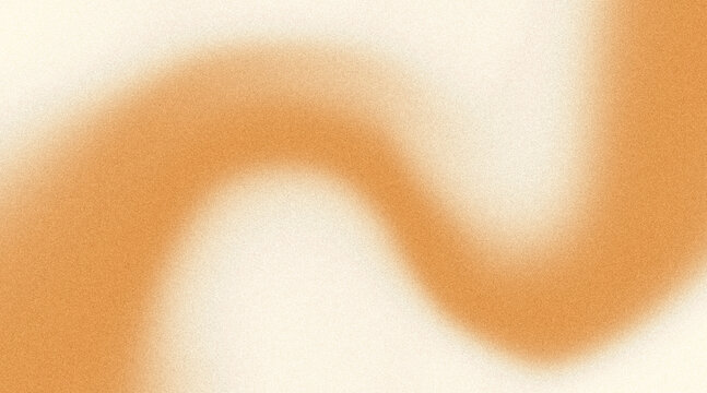 Abstract Warm Peach and Cream Gradient Wave with Vintage Film Grain Texture for Modern Minimalist Cover Poster Banner and Background Design