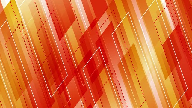 Abstract Orange Diagonal Geometric Patterns 4K
