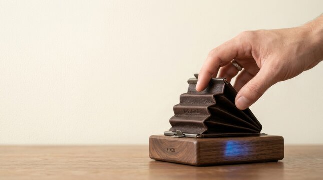 Individual holding a piece of wood depicting fixed and variable cost structure in business activity management