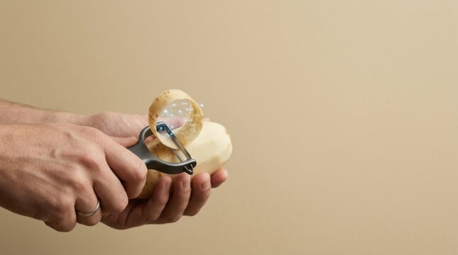 Man holding a toothbrush representing product simplification by removing complexity to reveal the useful core underneath