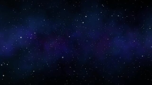 Night scene, mountains under bright colorful milky way galaxy. Space, Space and stars, imitation. Twinkling of pointed stars. Smooth rotation. Small Magellanic Cloud Galaxy exploration on deep space.