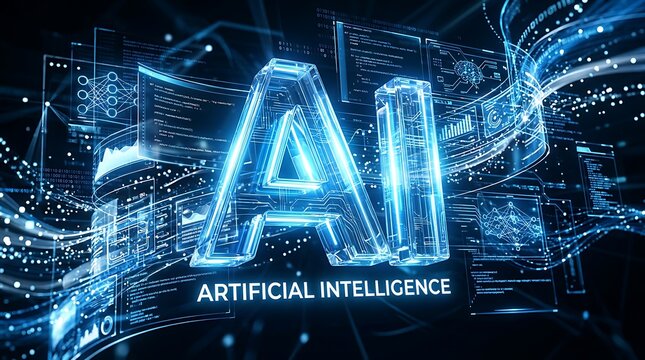 Futuristic AI Artificial Intelligence Technology Concept