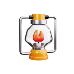 lantern 3d render icons © HacaStudio