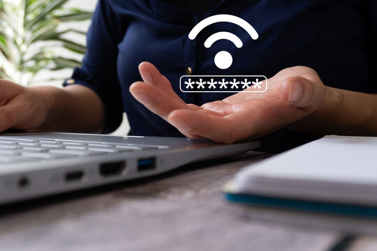 Hand gesturing secure wireless access with masked password