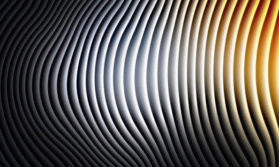 Naklejka premium Abstract background with flowing vertical lines and gradient color light
