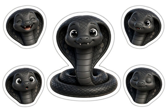 set of black cobra