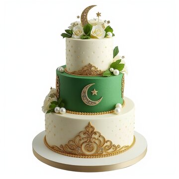 12 rabi ul awwl  cake with flowers