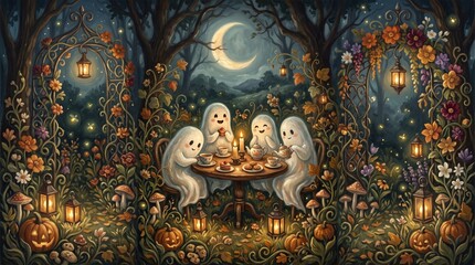 Fototapeta premium Spooky table