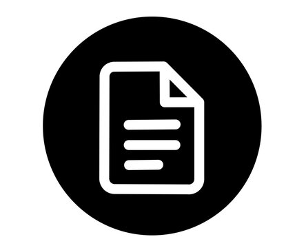 Document file UI icon vector for digital apps