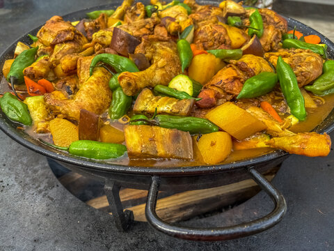 Colombo de poulet antillais 