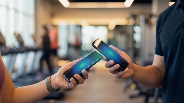 Peer to peer NFC transfer Peer NFC Transfer Smartphone Mobile Pay Clip