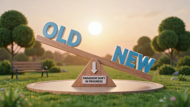 Paradigm shift progress balancing old and new concept
