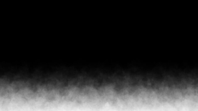Rising Wall of Endless Smoke Steam Loop. creating a mystical otherworldly atmosphere. Futuristic looping seamless rising wall endless smoke steam dense flowing plumes surreal ambience cascading softly