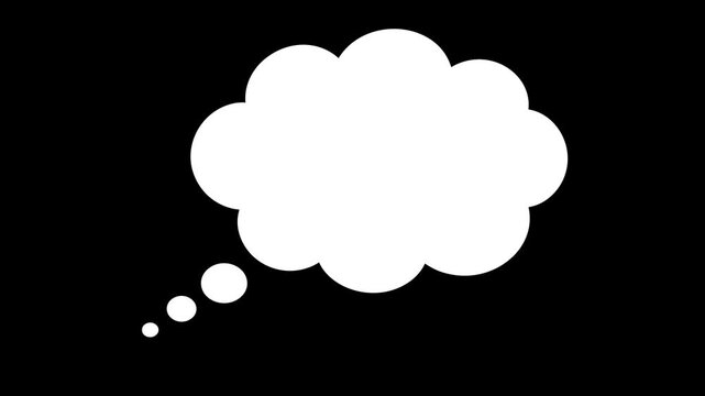 Dynamic bubble text speech chat animations bubble text box alpha channel