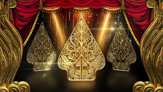 Gunungan Wayang Background