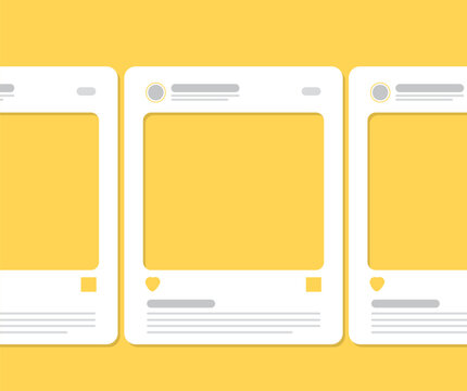 Social media background design for mockup purposes