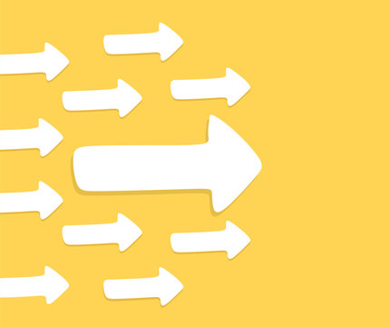 Sideways arrow background design