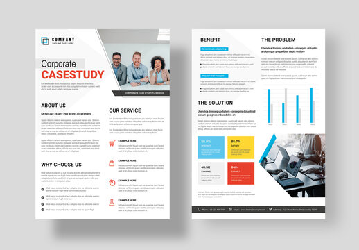 Project Case Study Template Layout