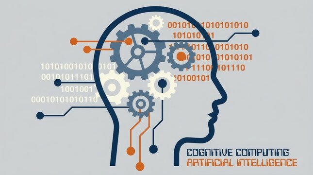Artificial Intelligence and Cognitive Computing Brain Concept-(Konsep Otak Kecerdasan Buatan dan Komputasi Kognitif)