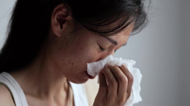 Woman experiencing sadness and depression while crying alone, representing emotional distress, fear, trauma, abuse and the need for safety and support.