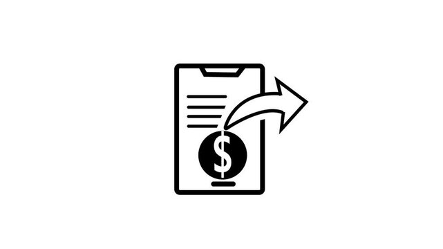 bill icon design vector template illustration on white background.