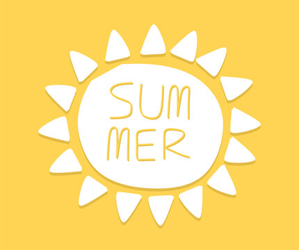 "Hello Summer" icon design