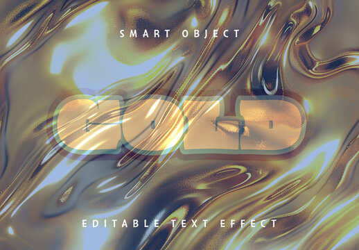 Gold Text Effect