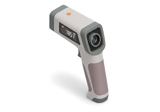 Digital infrared thermometer gun for contactless temperature measurement