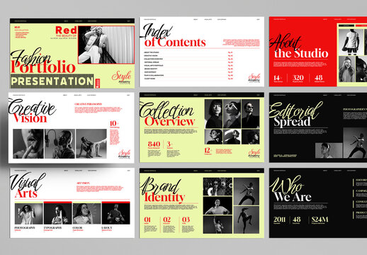 Fashion Collection Portfolio Presentation
