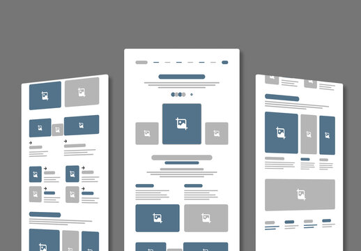 Wireframe Landing Page Design