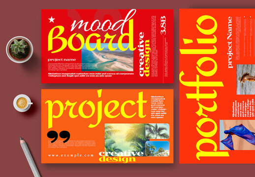 Creative Mood Board Presentation Template