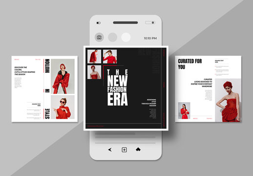Social Media Layout Template