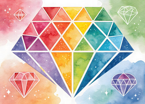abstract background with triangles