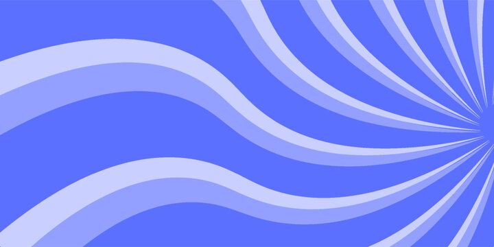 Colorful and simple radial background illustration