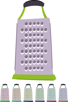 cooking grater cartoon. slicer stainless, steel handheld, culinary utensil cooking grater sign vector