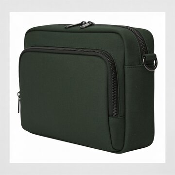 Minimalist Dark Forest Green Urban Laptop Backpack