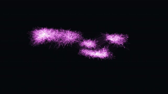 Neural network nodes evolve in a spatial data lattice