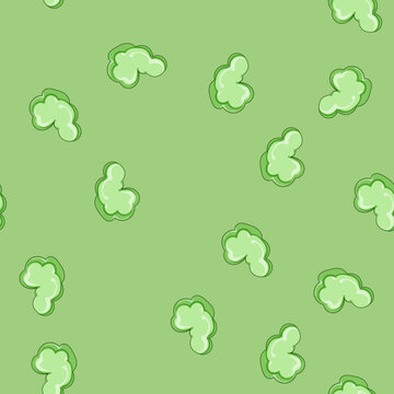 seamless pattern stench smell fart cartoon. breath gas, dirty stink, unpleasant aroma stench smell fart sign vector