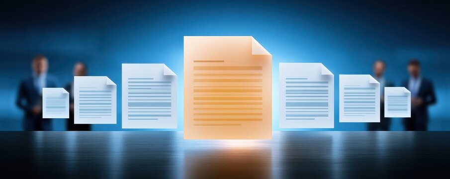 document collaboration platform with a professional team editing shared project files, comparing revisions, leaving review comments, managing permissions