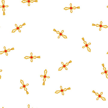 pattern bible cross christian cartoon. grace religious, sunsky hand, tomb symbol bible cross christian sign. seamless symbol vector illustration