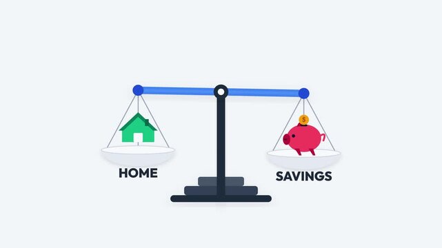 Crucial financial decisions weighing home investment against future personal savings.