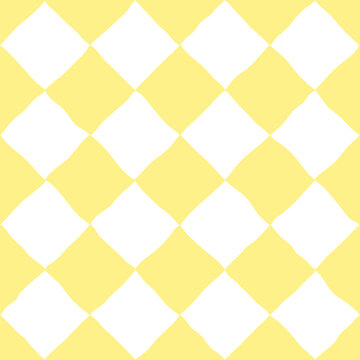 Vector seamless illustration with hand drawn checkered pattern. Cute design for textile, backgrounds, wallpaper, wrapping paper, digital prints.