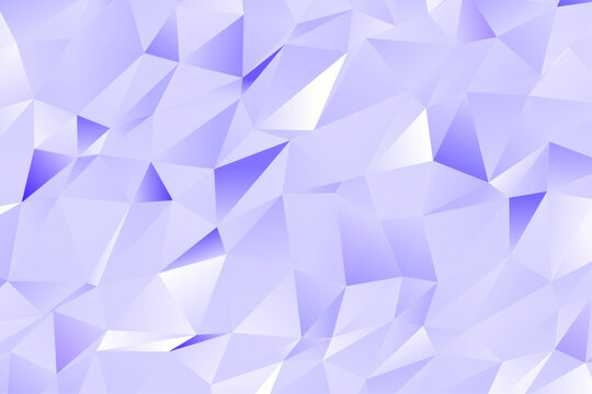 A soft abstract low-poly background featuring faceted geometric shapes in white, lavender, and light blue tones, perfect for modern, elegant, and futuristic designs.